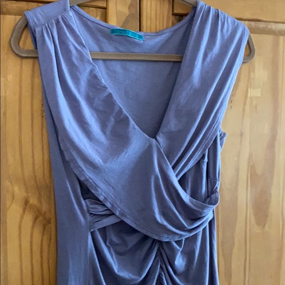Velvet by Graham & Spencer Rouched Sleeveless Top - Picture 3 of 6